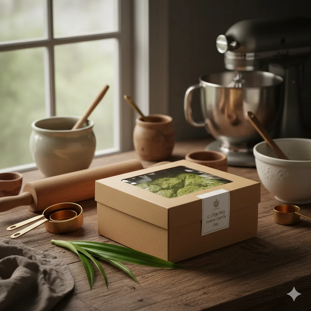 chiffon cake pandan gluten free