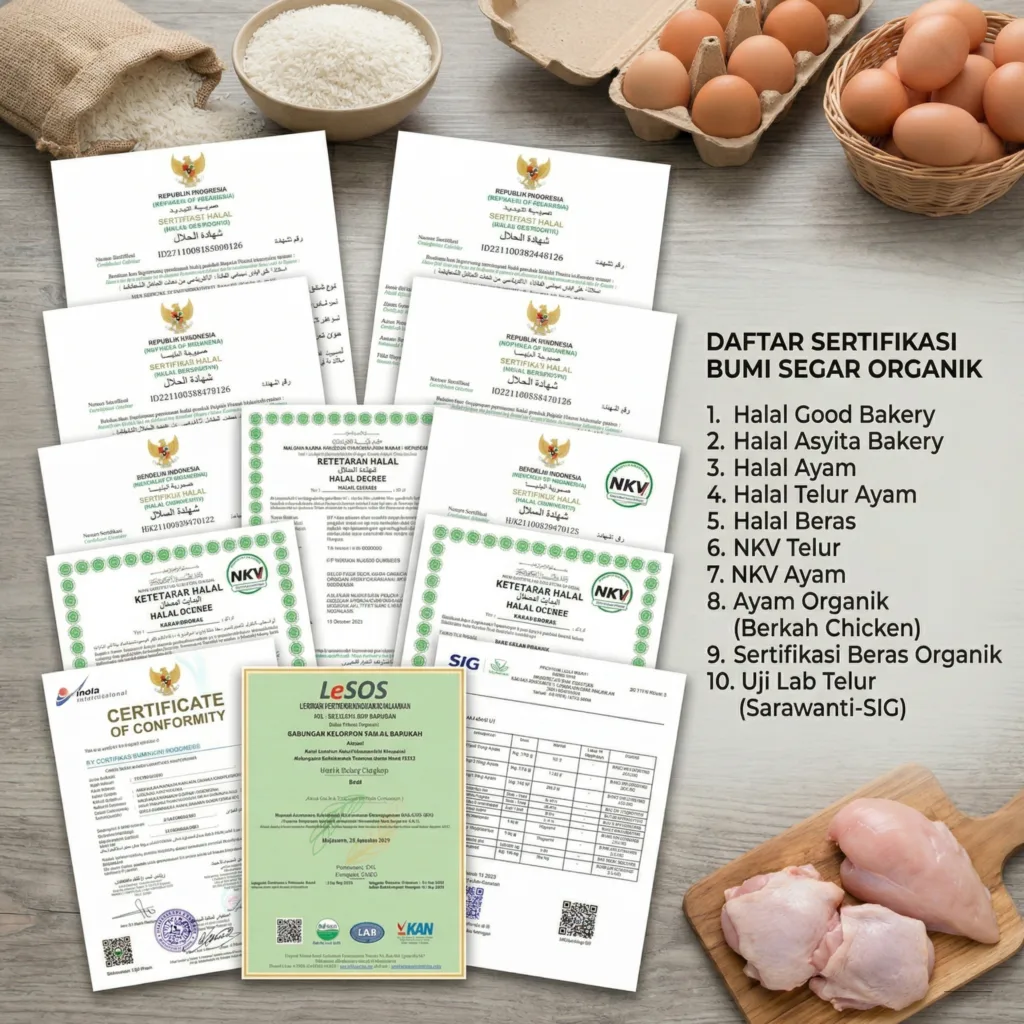 Sertifikasi Halal, Oranik, NKV, dan Ujilab