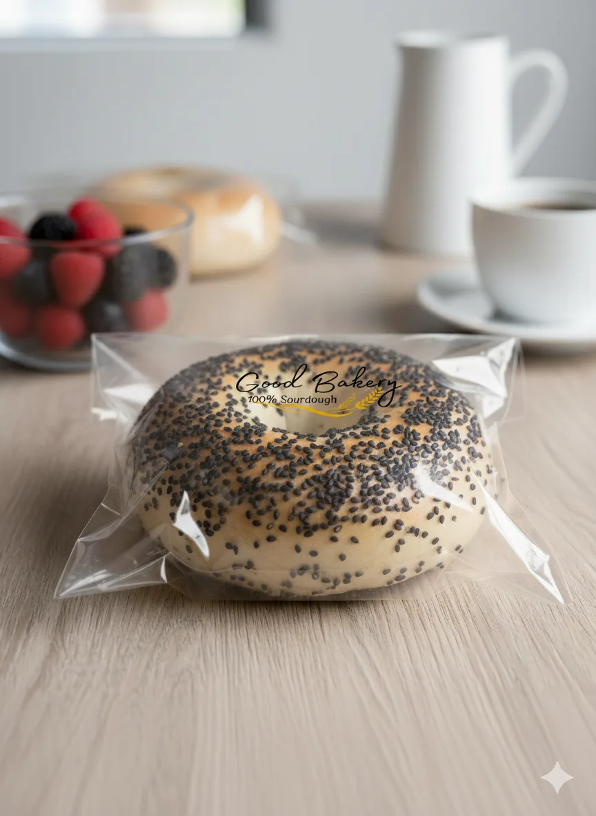 bagel wijen hitam