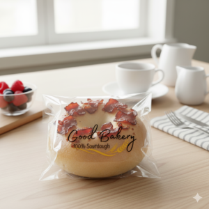 smokebeef and chesse bagel